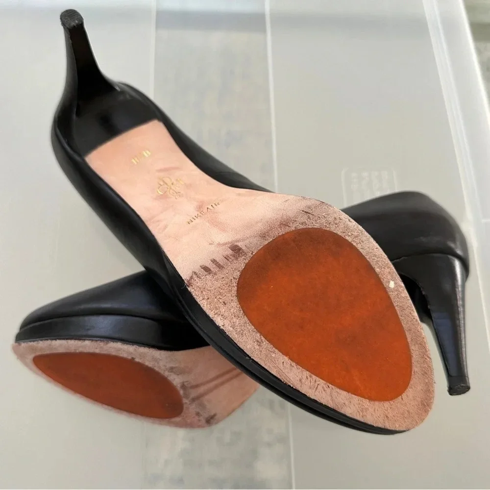 Cole Haan Leather Pumps in Black - Size 10.5
